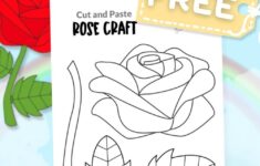 Rose Craft Template