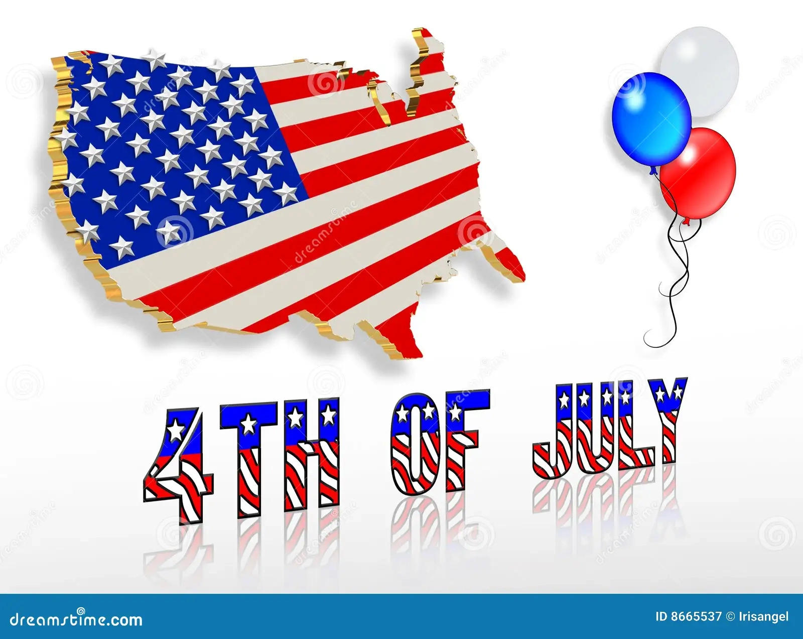 Royalty Free Stock Photography July 4th 3d Patriotic Clip Art Designs Image8665537 Royalty Free Stock Photography July 4th 3d Patriotic Clip Art Designs Image8665537