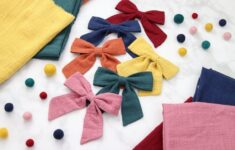 Sailor Hair Bow Sewing Tutorial And Free Printable Pdf Pattern