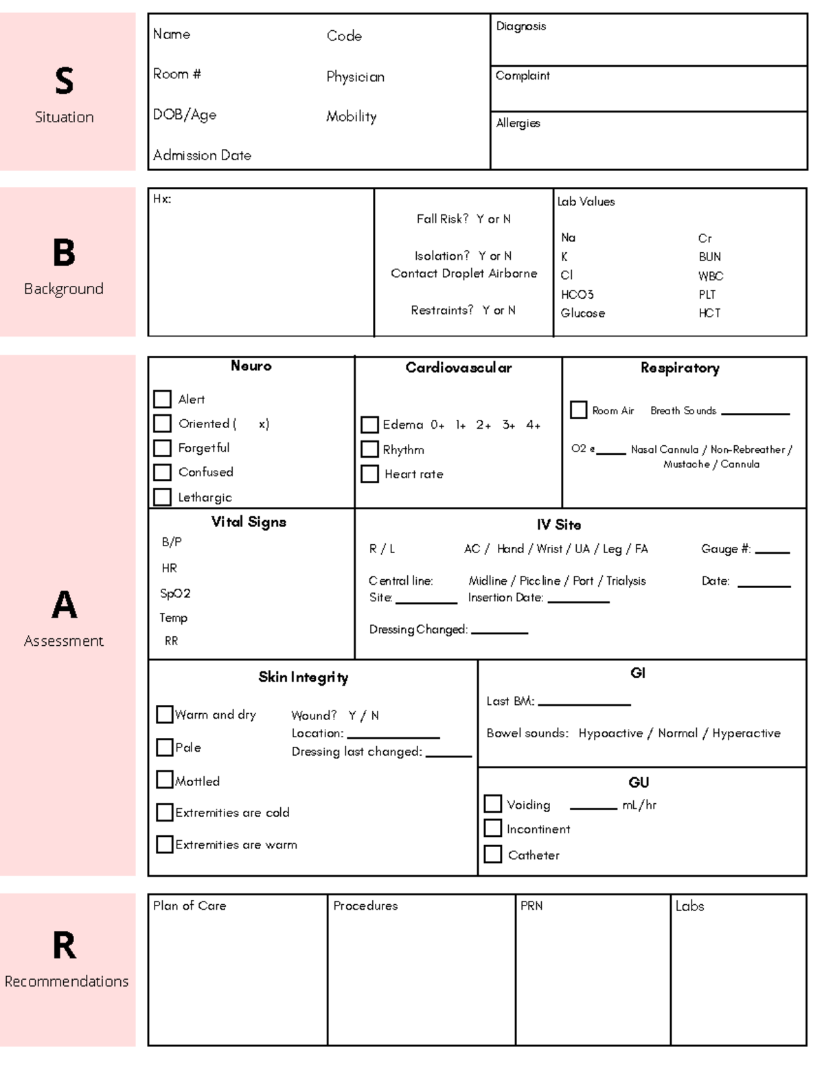 Sbarpink Sbar Sheet