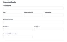 Scaffold Inspection Form