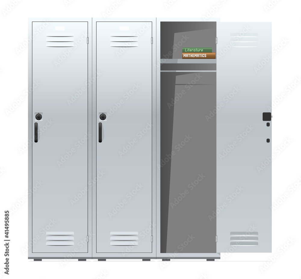 School Lockers With Combination Locks Vector Illustration F41495885 School Lockers With Combination Locks Vector Illustration F41495885