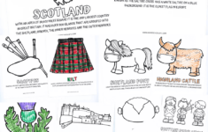 Scottish Coloring Pages