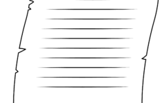 Scroll Printable Template