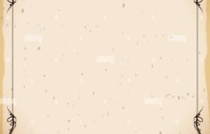 Scroll Template With Blank Space Decorated With Fringes In The Borders Image383478340