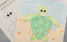 Sea Turtle Template