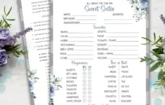 Secret Pal Printables