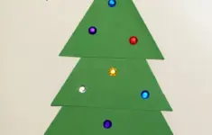 Shape Christmas Tree Craft Free Printable