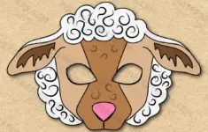 Sheep Mask Printable Paper Diy For Kids