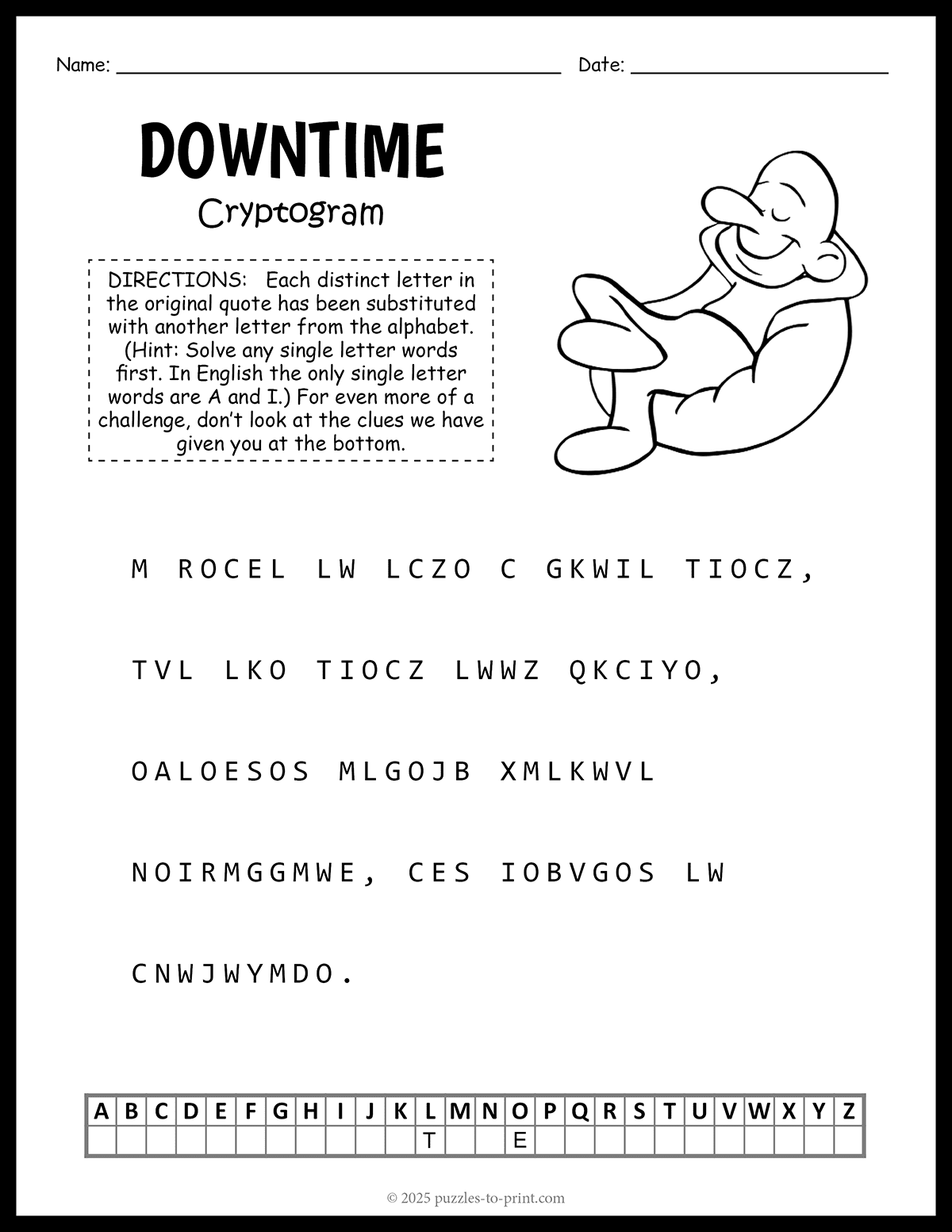 Short Break Cryptogram shtml Short Break Cryptogram shtml