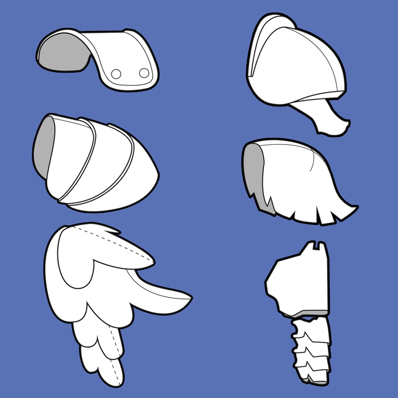 Shoulder Armor Pauldrons Pattern Collection Part Two 6 Patterns Shoulder Armor Pauldrons Pattern Collection Part Two 6 Patterns