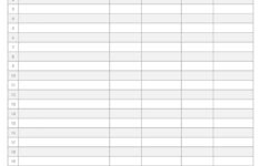 Sign In Sign Out Sheet