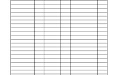 Sign In Sign Out Sheet