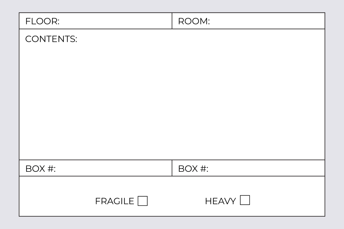 Simple Box Label Simple Box Label