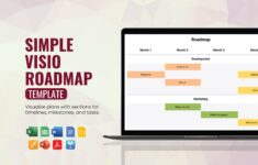 Simple Visio Roadmap