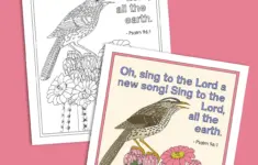 Sing To The Lord Coloring Page