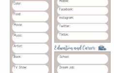 Slam Book Canva Template Disney Princess Edition Modern Questioners 2024