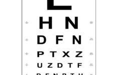 Snellen Eye Chart Paper