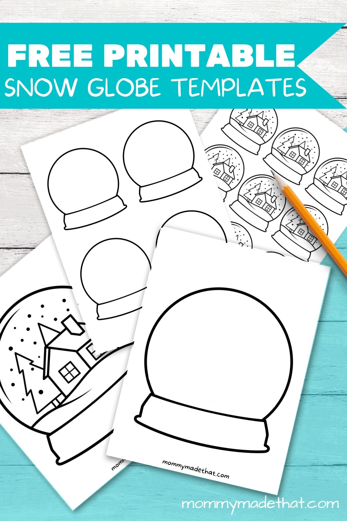 Snow Globe Template Snow Globe Template