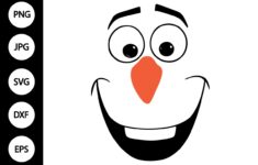 Snowman Face Svg Snowman Face Clipart 13