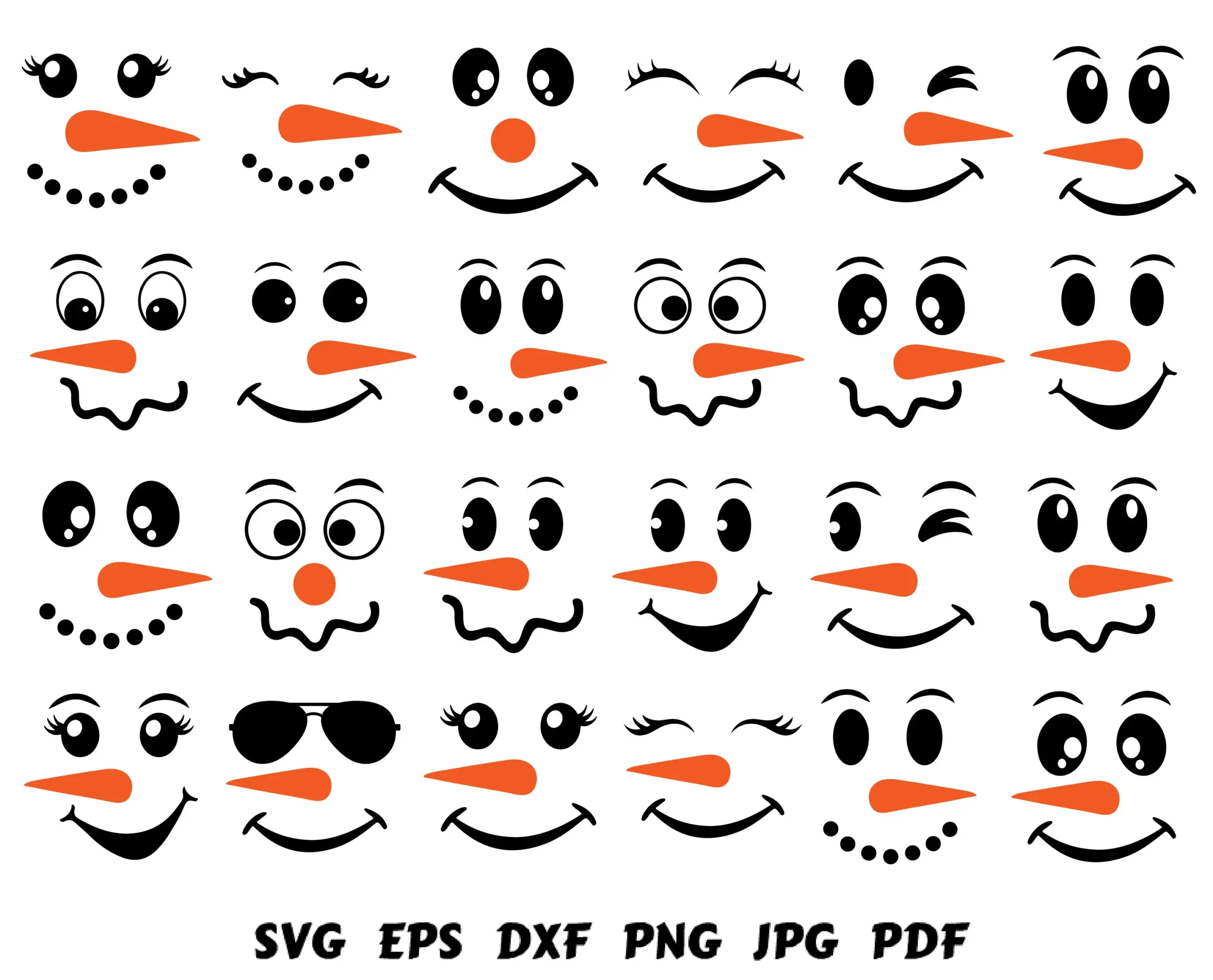 Snowman Faces Svg Snowman Svg Snowman Snowman Faces Svg Snowman Svg Snowman