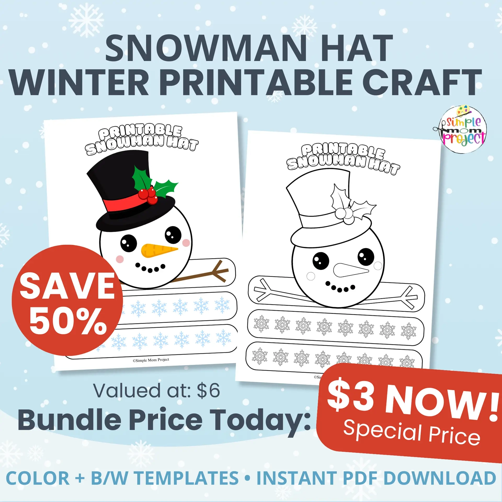 Snowman Hat Craft Snowman Hat Craft