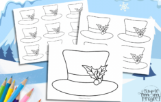 Snowman Hat Template