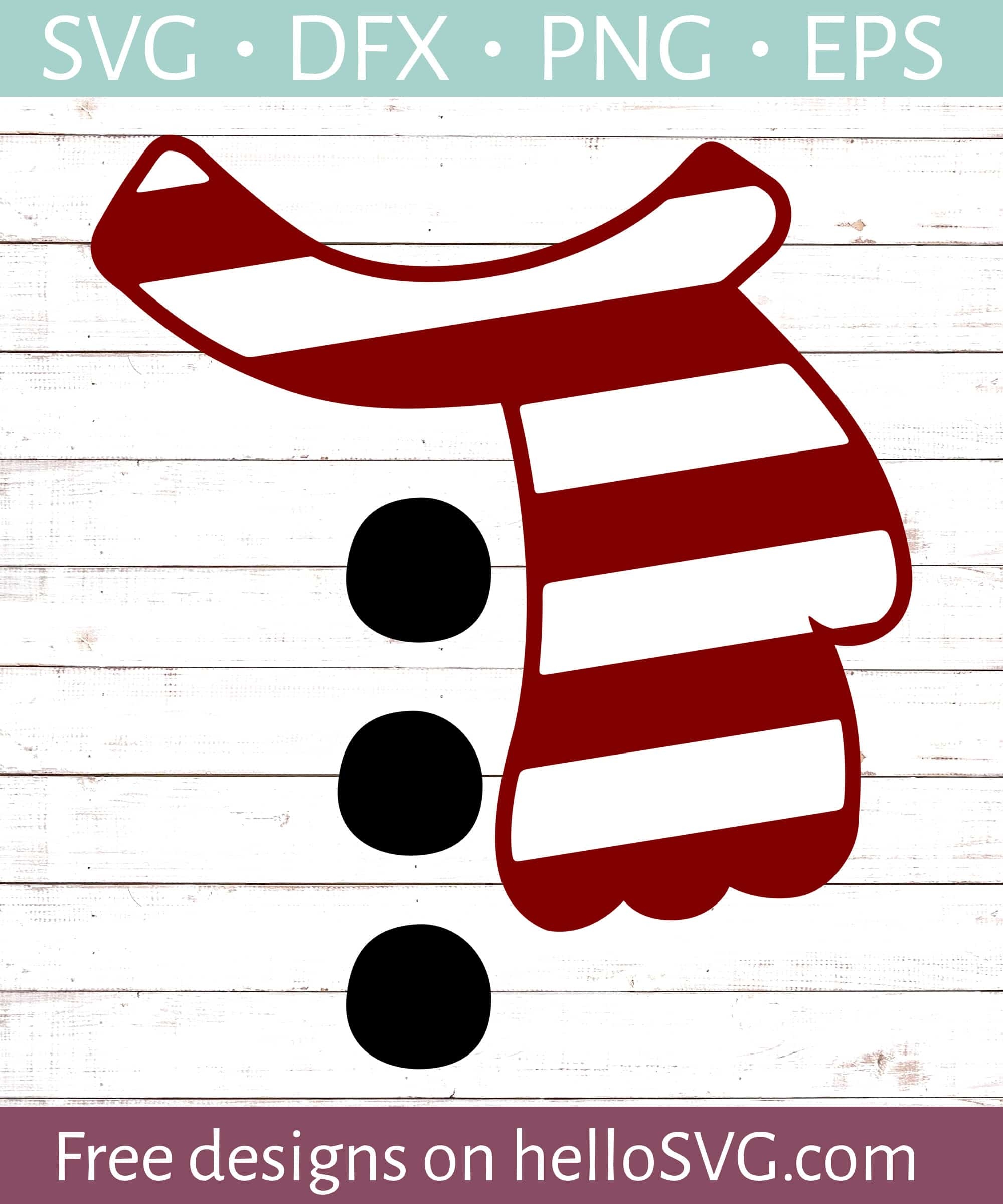 Snowman Scarf
