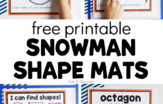 Snowman Shape Mats