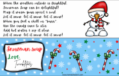 Snowman Soup Printable