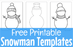 Snowman Template