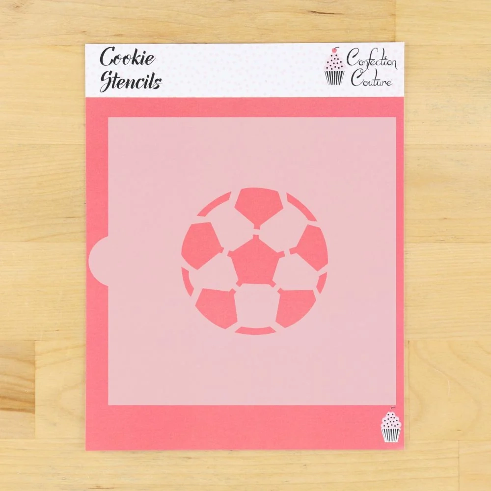 Soccer Ball Cookie Stencil