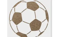 Soccer Ball Stencil