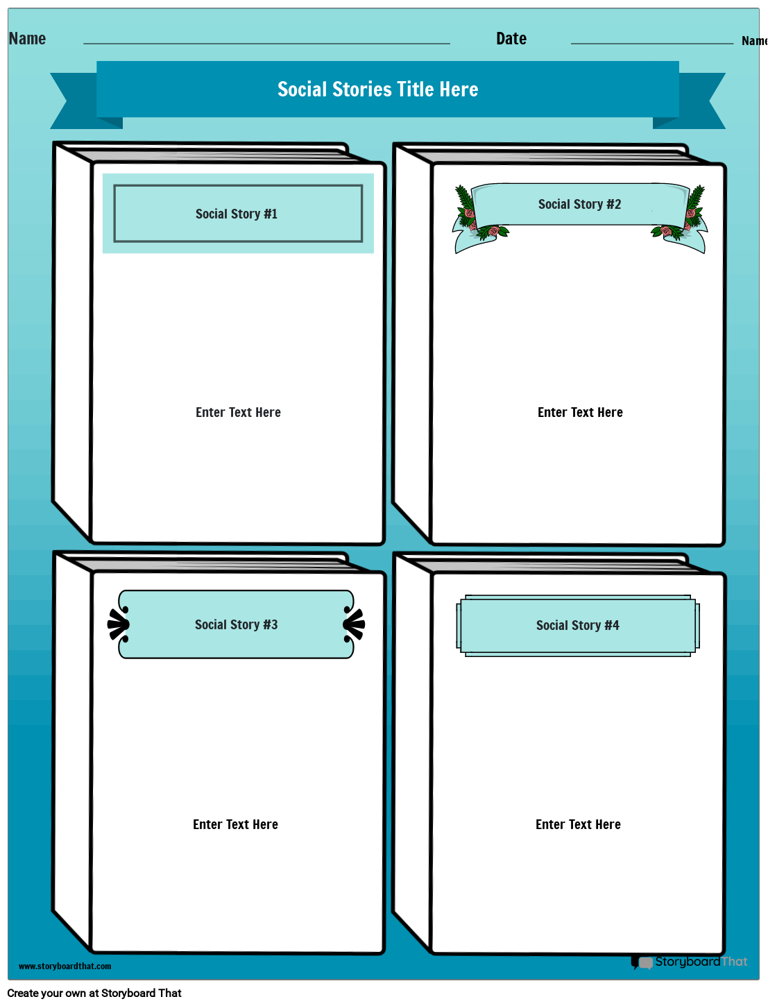 Social Stories Templates