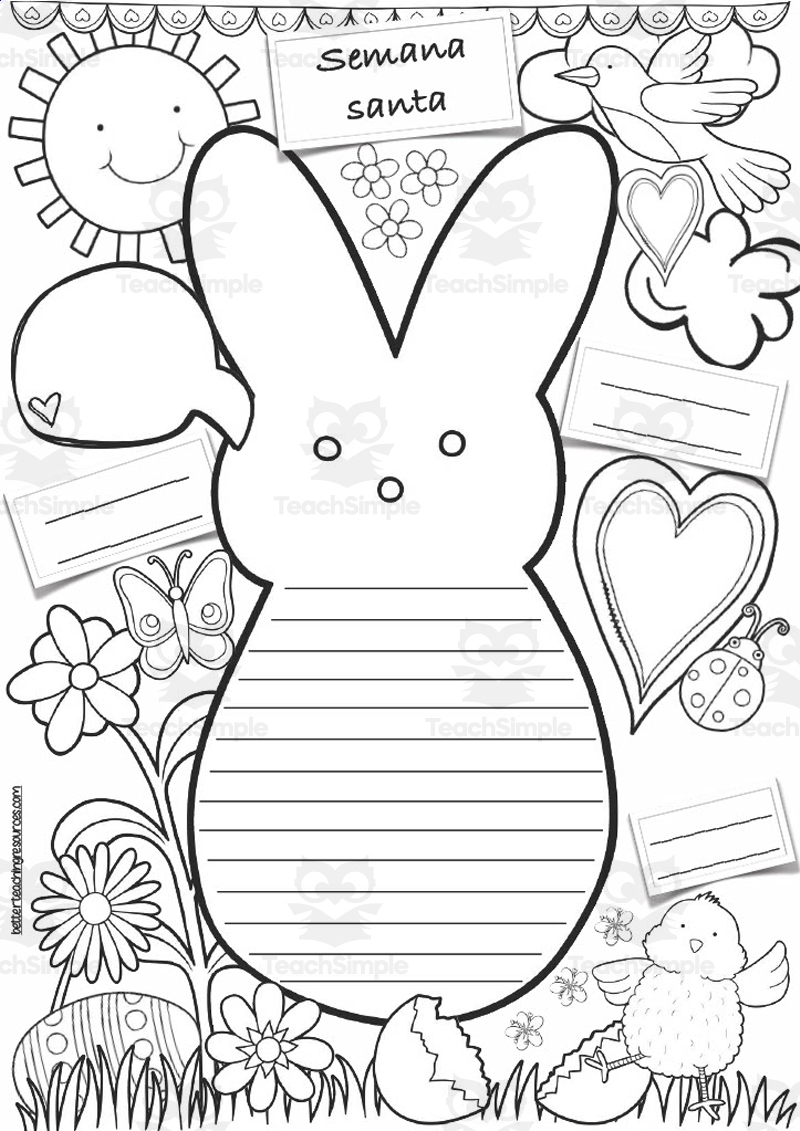 Spanish Holy Week Easter Writing All About Worksheets Spanish Holy Week Easter Writing All About Worksheets