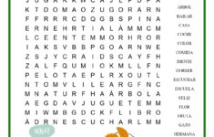 Spanish Word Search For Kids