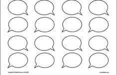 Speech Bubble Template