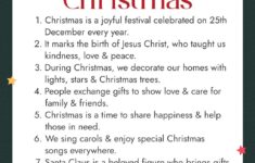 Speech On Christmas In English Short And Long Speeches