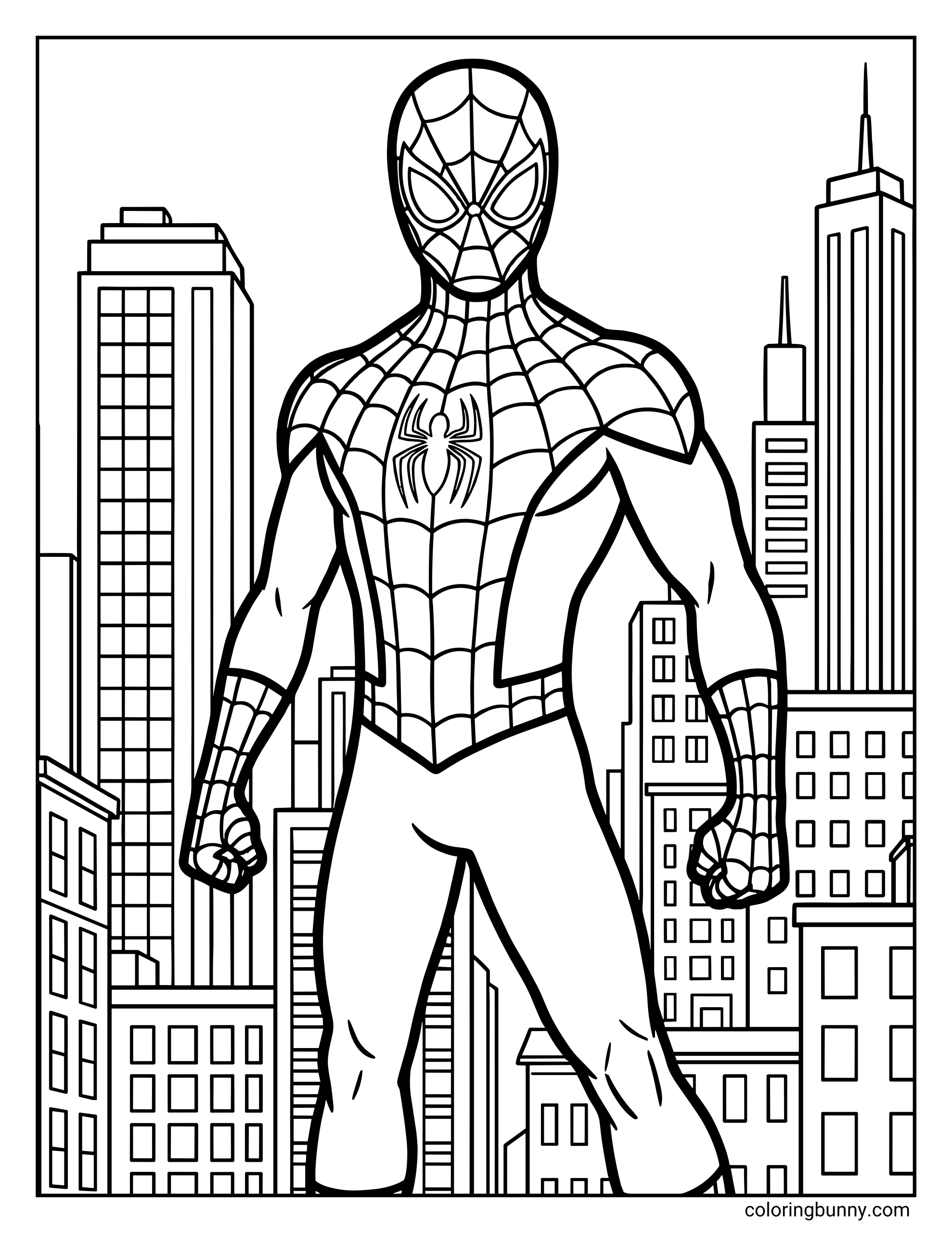 Spider Man Coloring Pages Spider Man Coloring Pages
