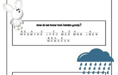 Spring Cryptogram Puzzles For Kids