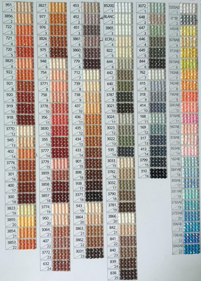 Square Or Round Diamonds Bulk Buy All 447 Dmc Colors Mega Package