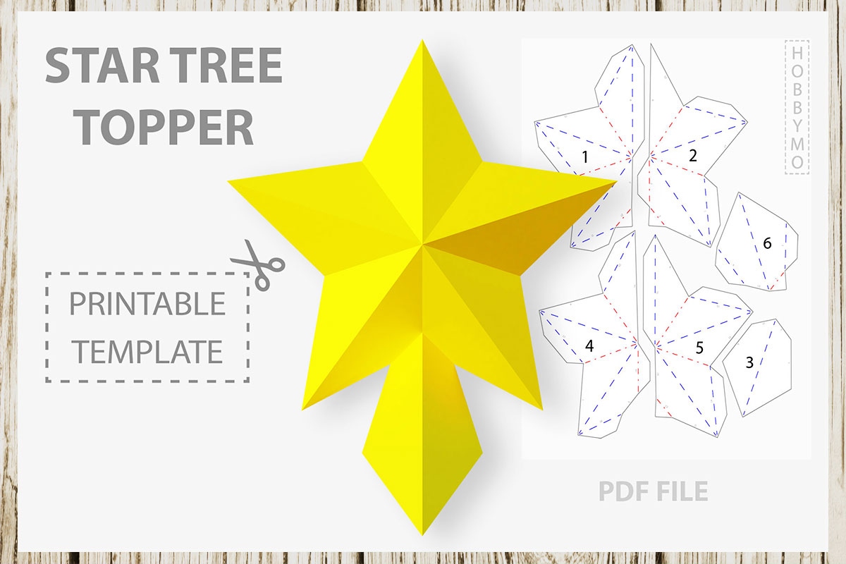 printable christmas tree star template printable christmas tree star template