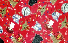 Star Wars Christmas Holiday Print Large Soft Plush Character Blanket 60 X 72