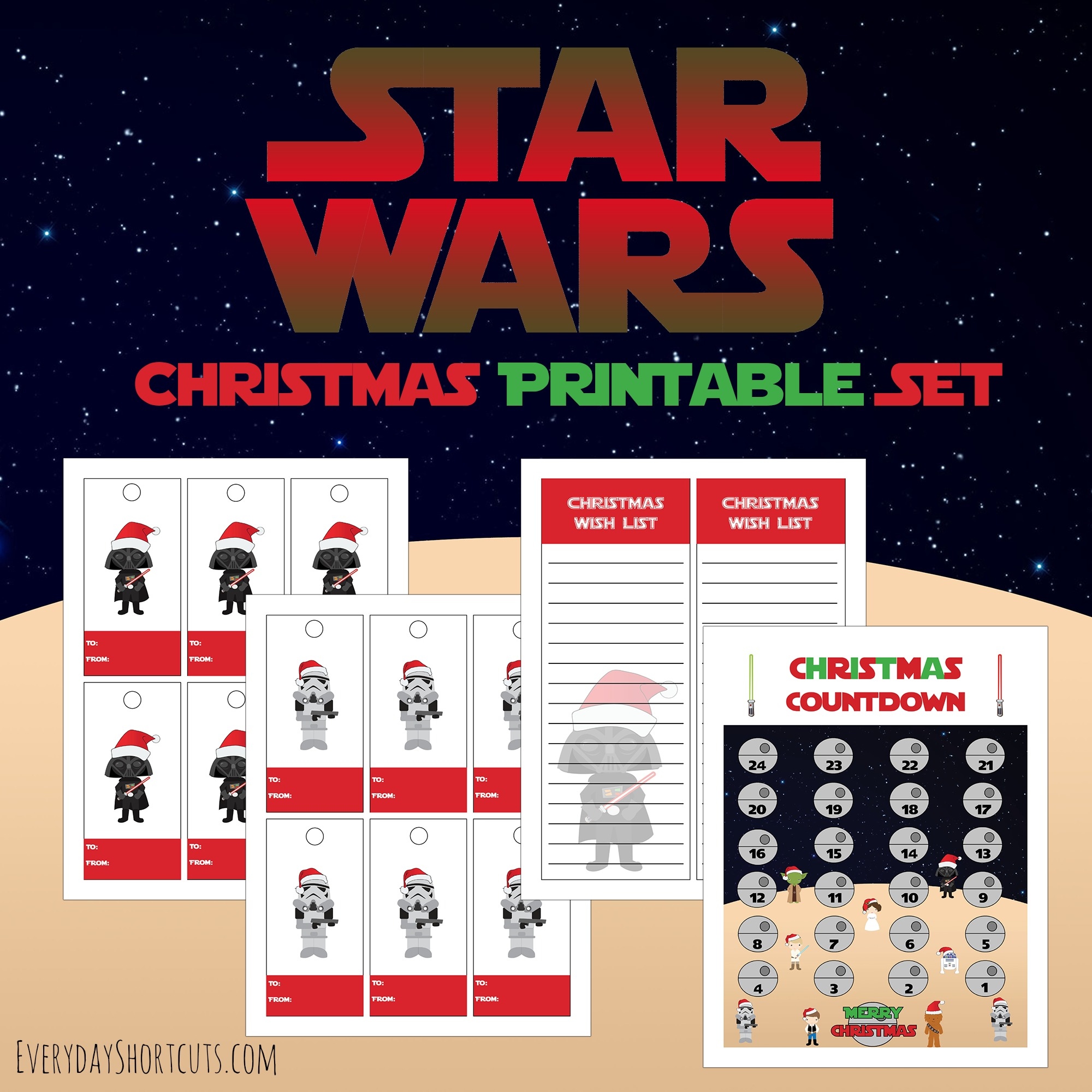 star wars christmas printable star wars christmas printable
