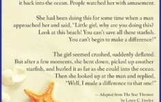 Starfish Story Printables