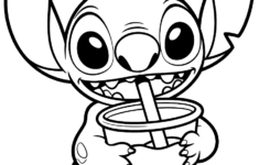 Stitch Coloring Pages