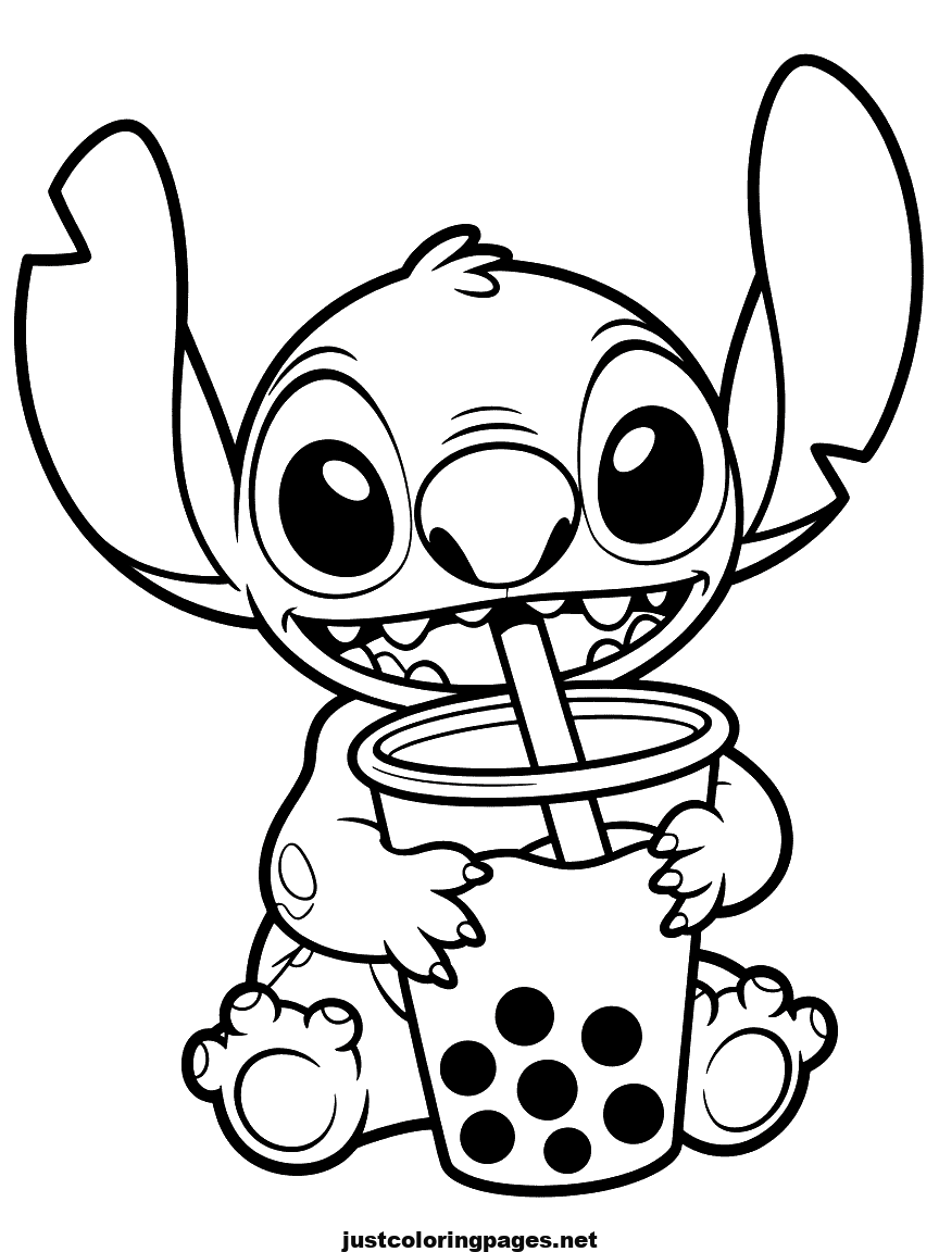 Stitch Coloring Pages