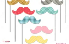 Stock Illustration Cute Photo Booth Props To Make Your Father S Day Happy Printable Image91543960