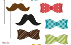 Stock Illustration Cute Photo Booth Props To Make Your Father S Day Happy Printable Image91544149