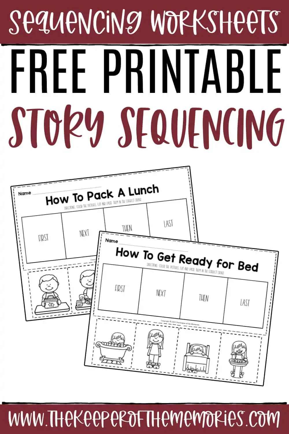Story Sequencing Worksheets Story Sequencing Worksheets